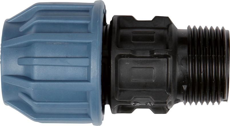 PP-Rohr-Verschrauung AG 25mm(1") für 25mm Rohr