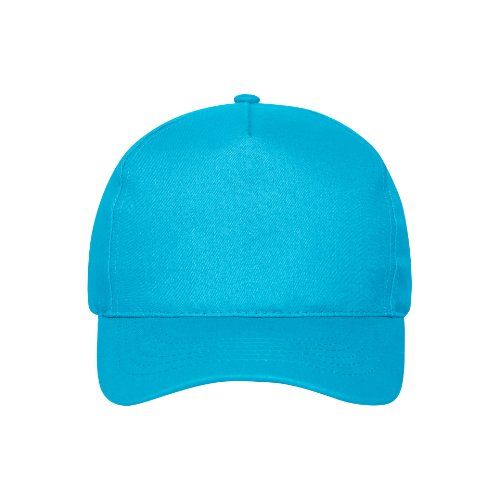 5 Panel Cap mit ungebürsteter Oberfläche