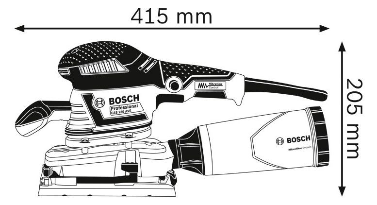 BOSCH Schwingschleifer in L-Boxx