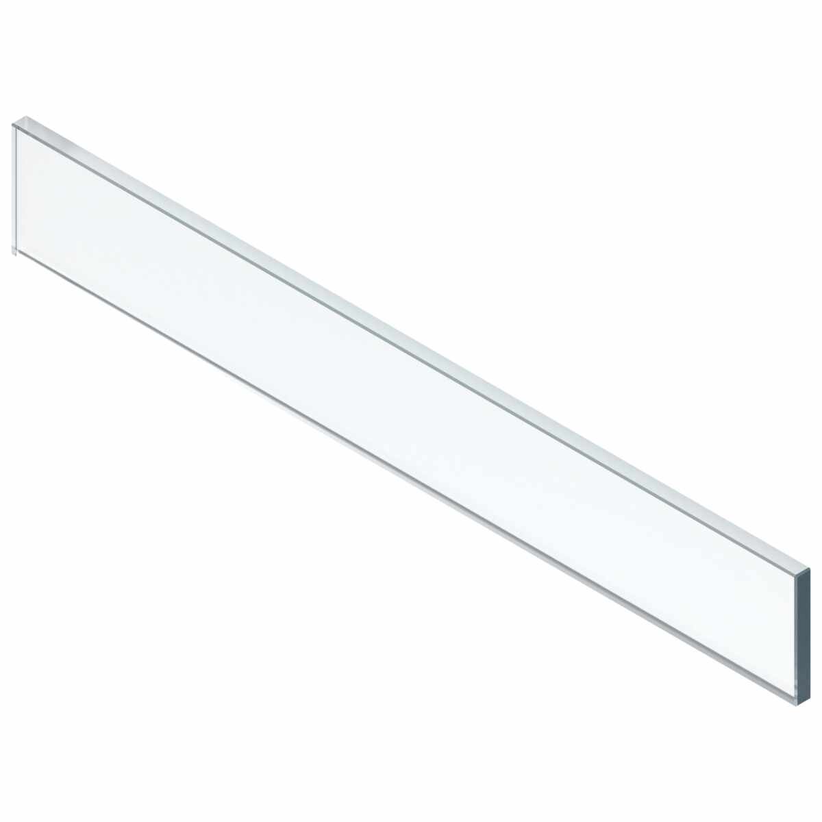 LEGRABOX Einschubelement - Vorne, Höhe C (70 mm), KB=600 mm (18/19 mm), Glas, für LEGRABOX pure/free, klar