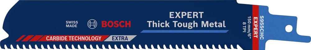Säbelsägeblatt EXPERT S 955 CHC Bosch VE à 1 Stück Thick Tough Metal