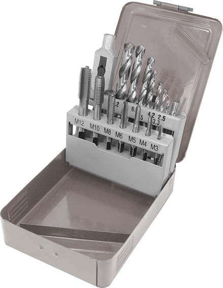 H.Gewindeb. D352 HSS M3-12 Kern/Stz. FORTIS