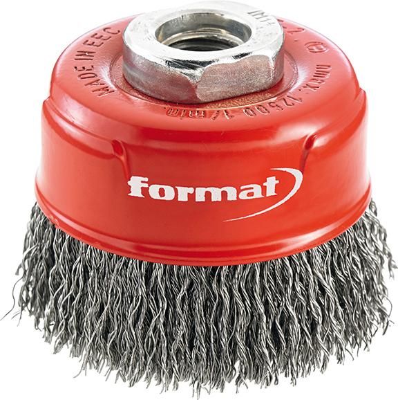 Topfbürste Longlife StahlM14 gewellt 60x mm FORMAT