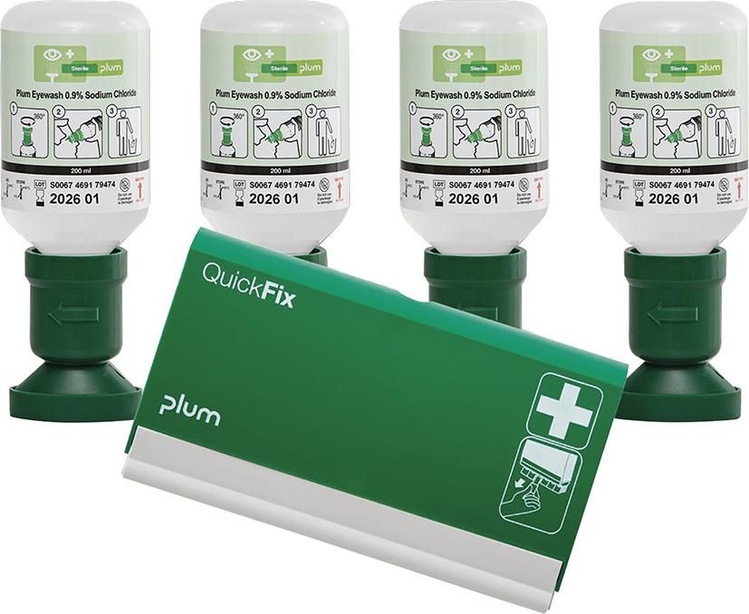 Augenspülung 4691 200ml, Pflasterspender leer 4x 5501 Quickfix 1x