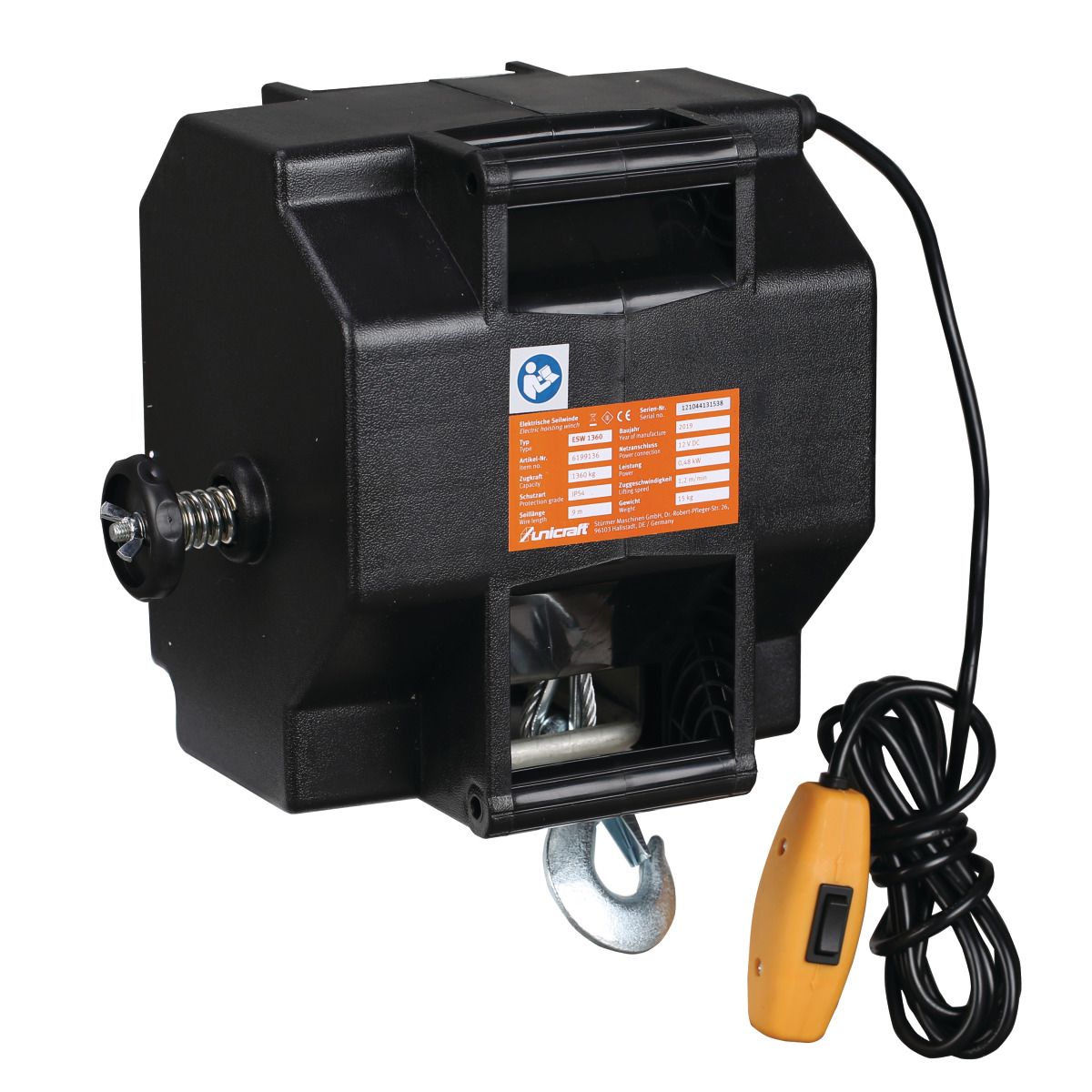 Elektroseilwinde Unicraft ESW 1360
