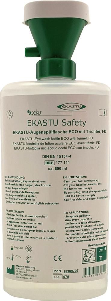 Augenspülflasche ECO mit Trichter, ca. 600ml