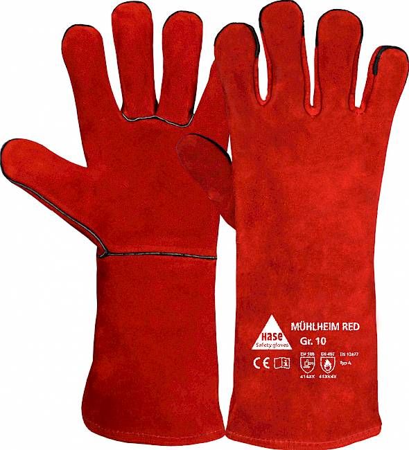 Hase Schweißerhandschuh Mühlheim Red