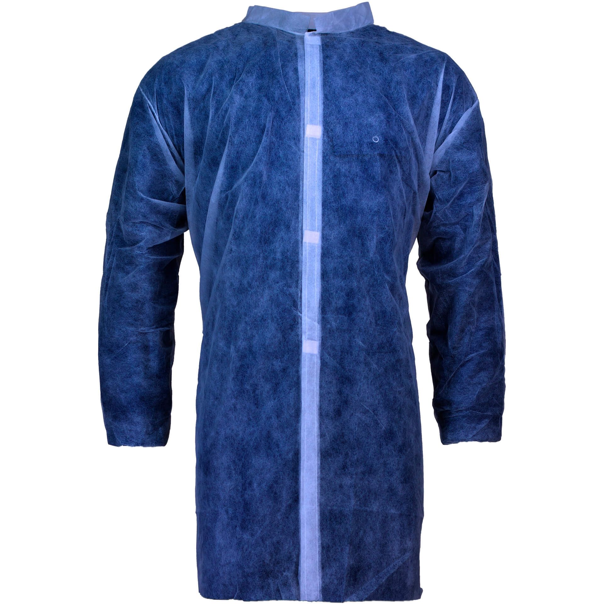 Einweg-Besucherkittel PKIO-KV30B, blau, Gr. L