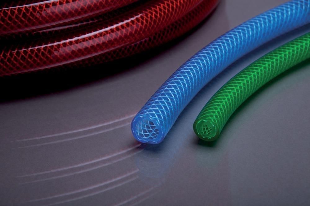 Gewebeschlauch PVC APDatec 81 blau-transp. 13x3mm 50m APD