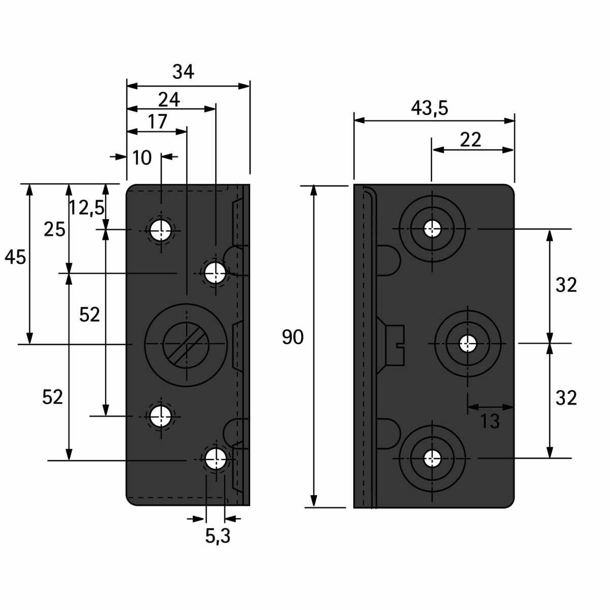 Bettwinkel Stabilofix