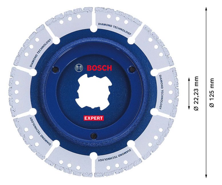 BOSCH Diamanttrennscheibe, X-LOCK