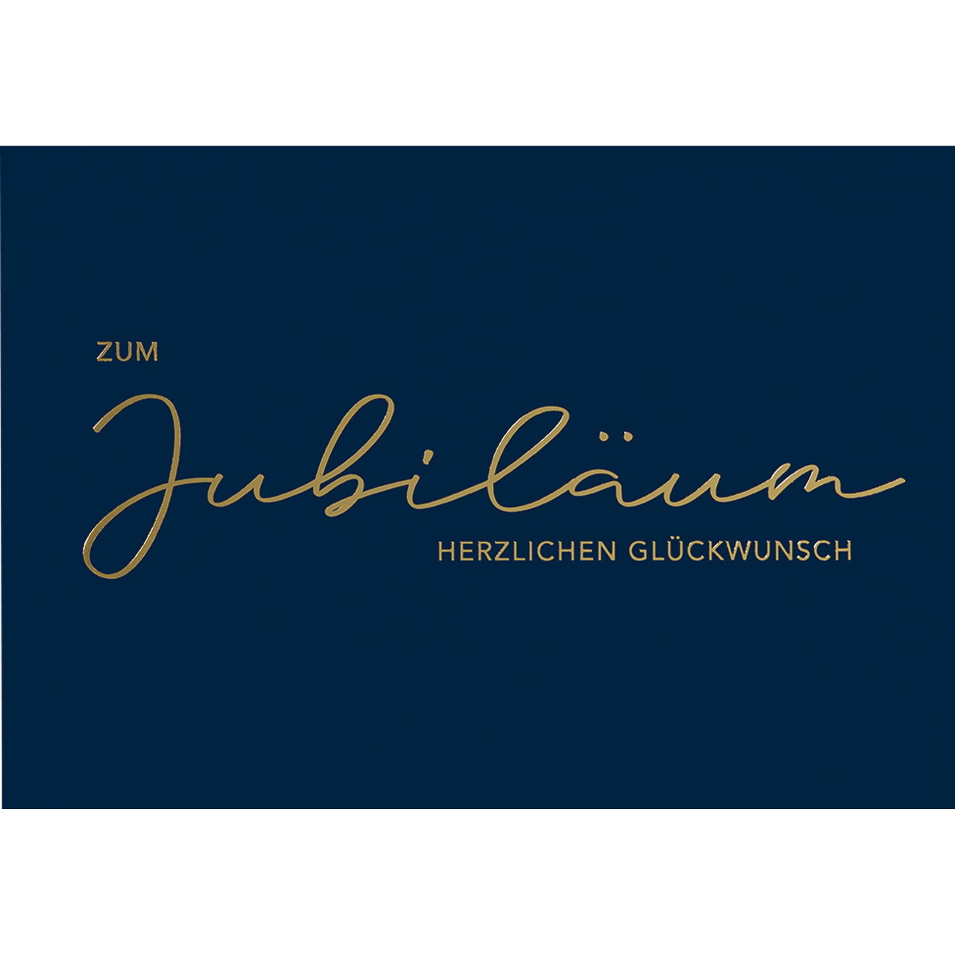 Karte Jubiläum Lifestyle