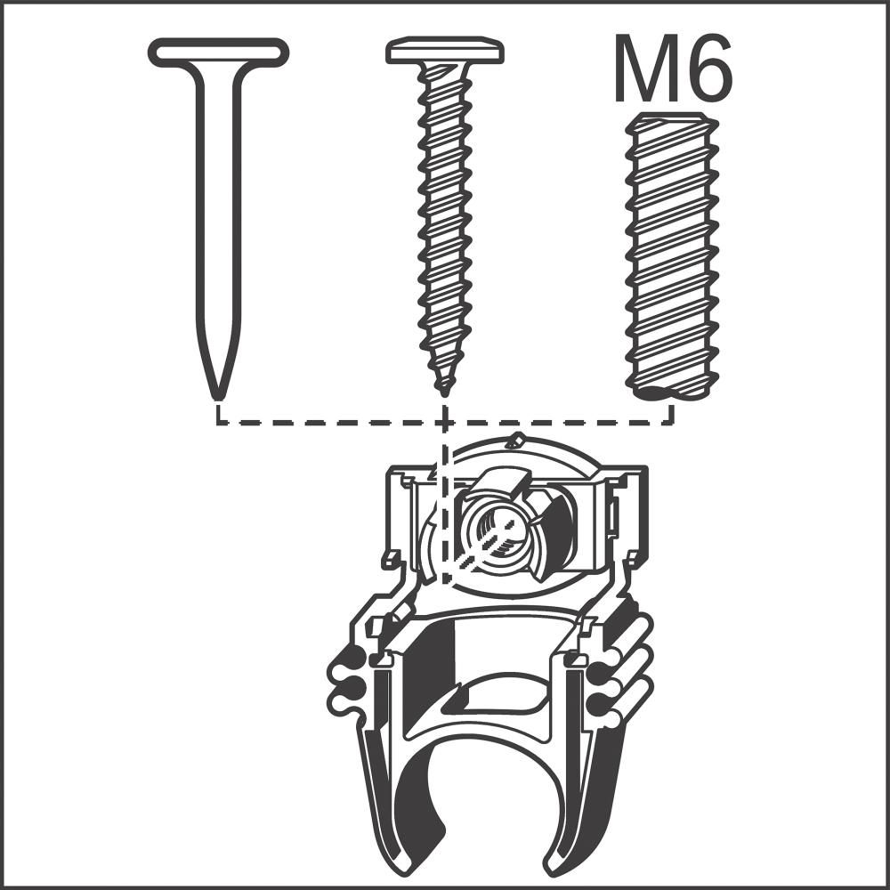 Rohrclip PRO EPC-32 Bosch VE a 50 St.