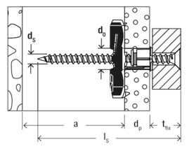 FISCHER Nylon-Kippdübel