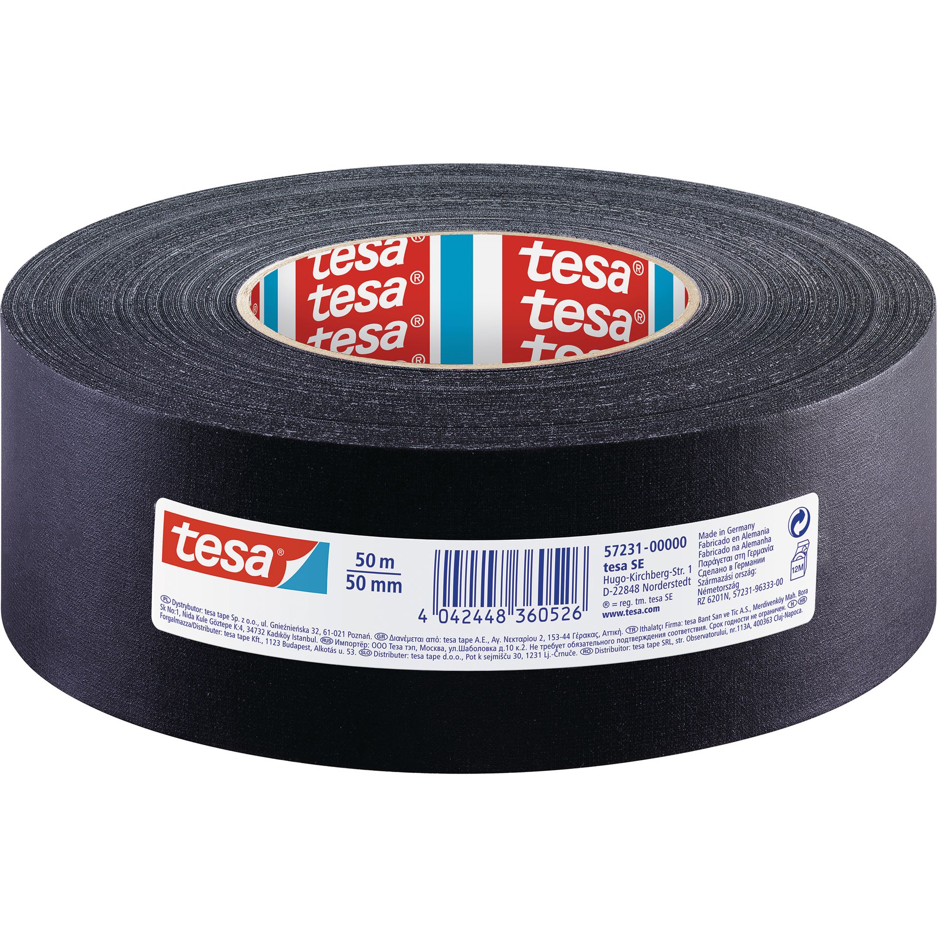 Gewebeband 50mmx50m schwarz
