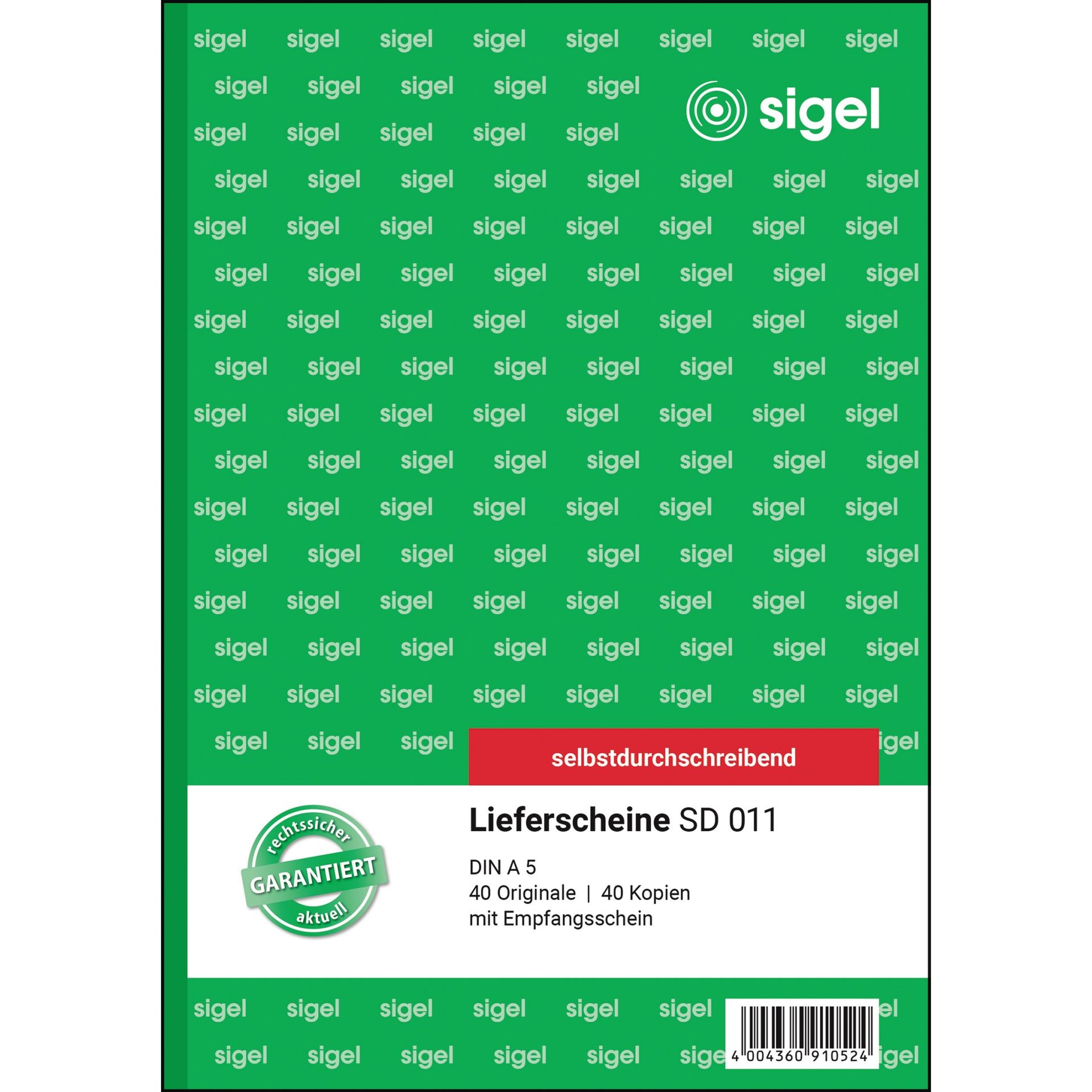 Lieferschein A5 sd 2x40Bl