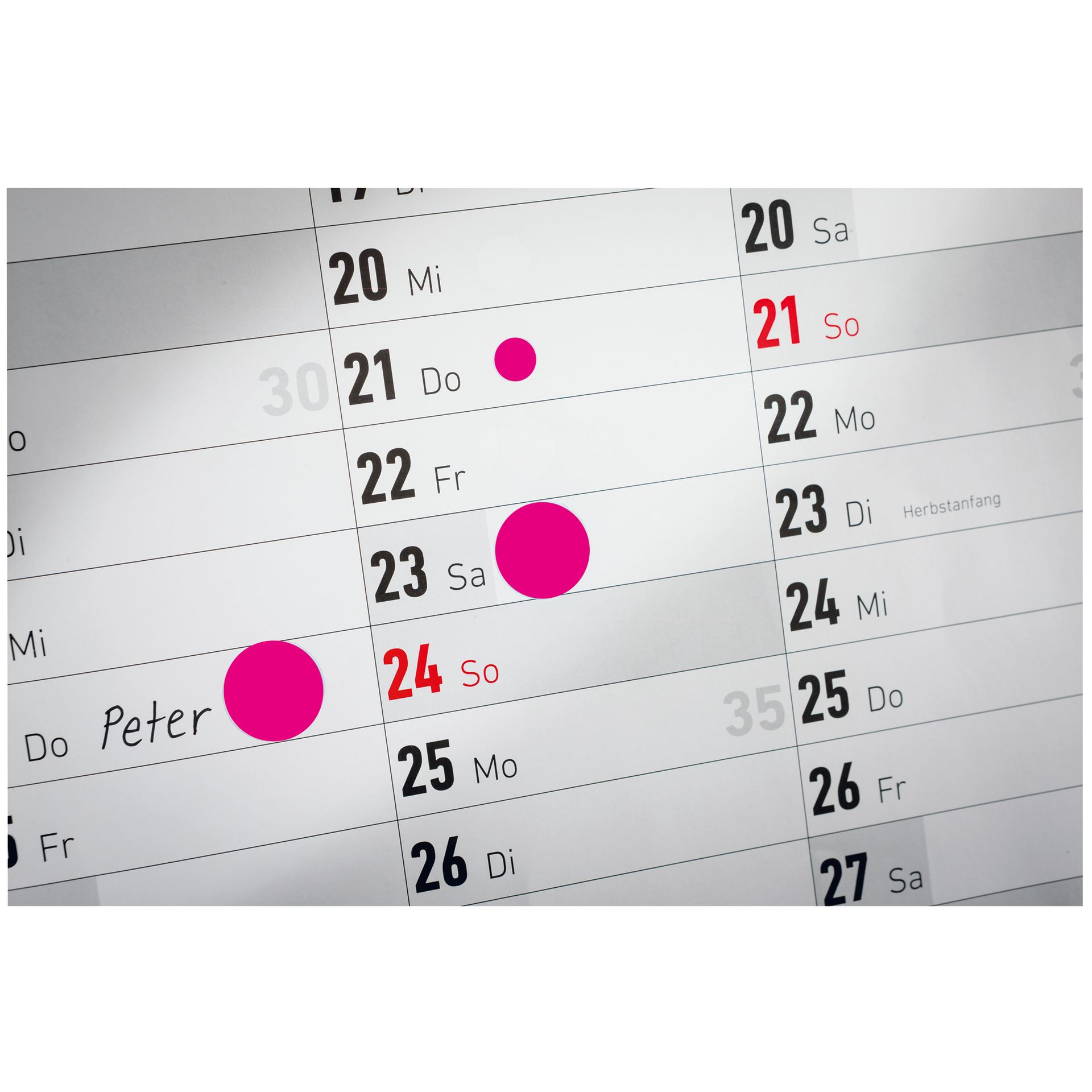 Markierungspunkt 10mm magenta 800 St./Pack.