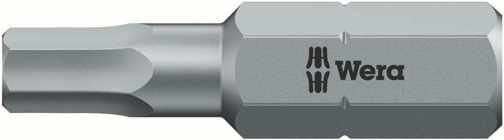 Wera Bit zähhart 1/4" DIN 3126 C6,3 Innensechskant