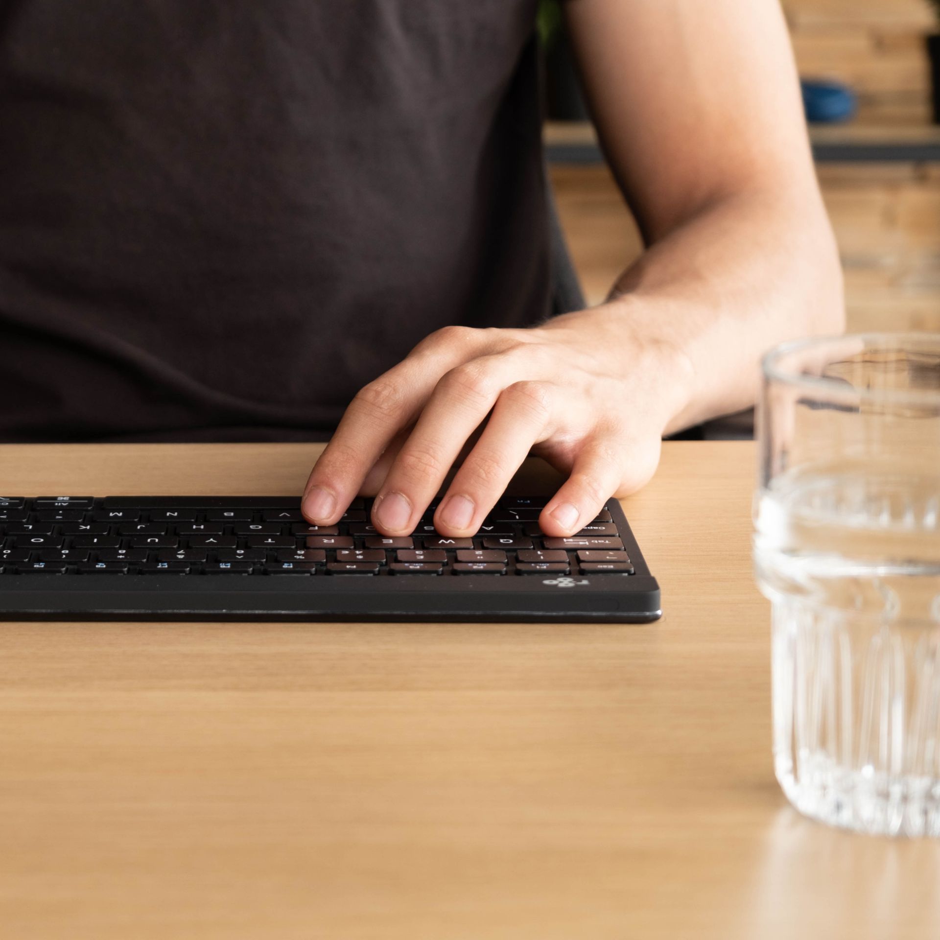 Tastatur Compact Break  kabellos sw