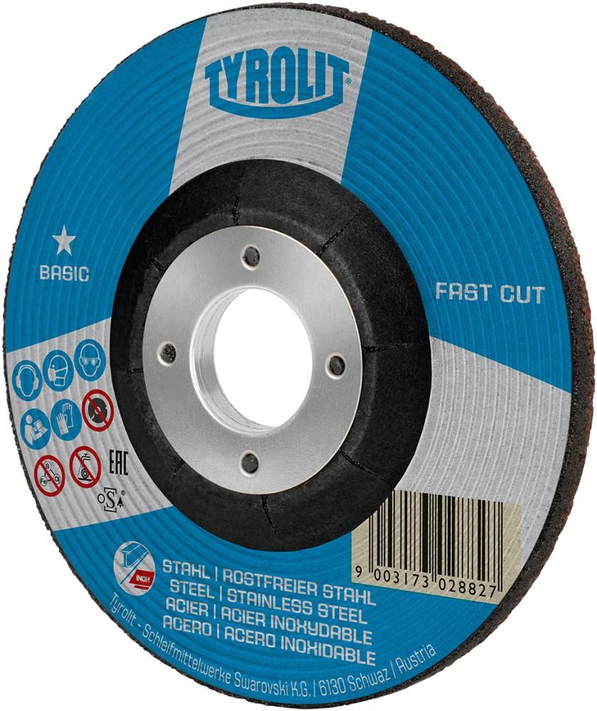 Tyrolit 27 GEKR.SCHLEIFSCHEIBE BASIC Fastcut