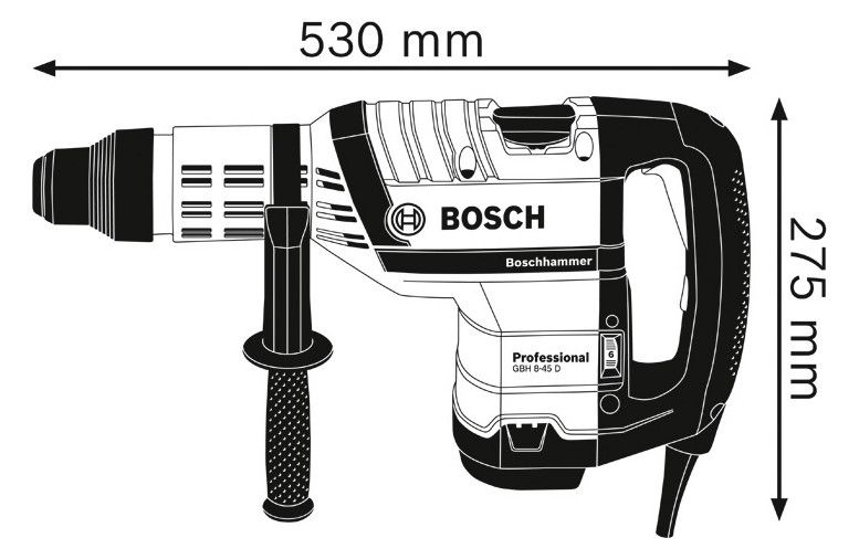 BOSCH Bohrhammer im Koffer