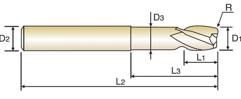 ALU-POWER Z2 FRÄSER MIT ECKENRADIUS