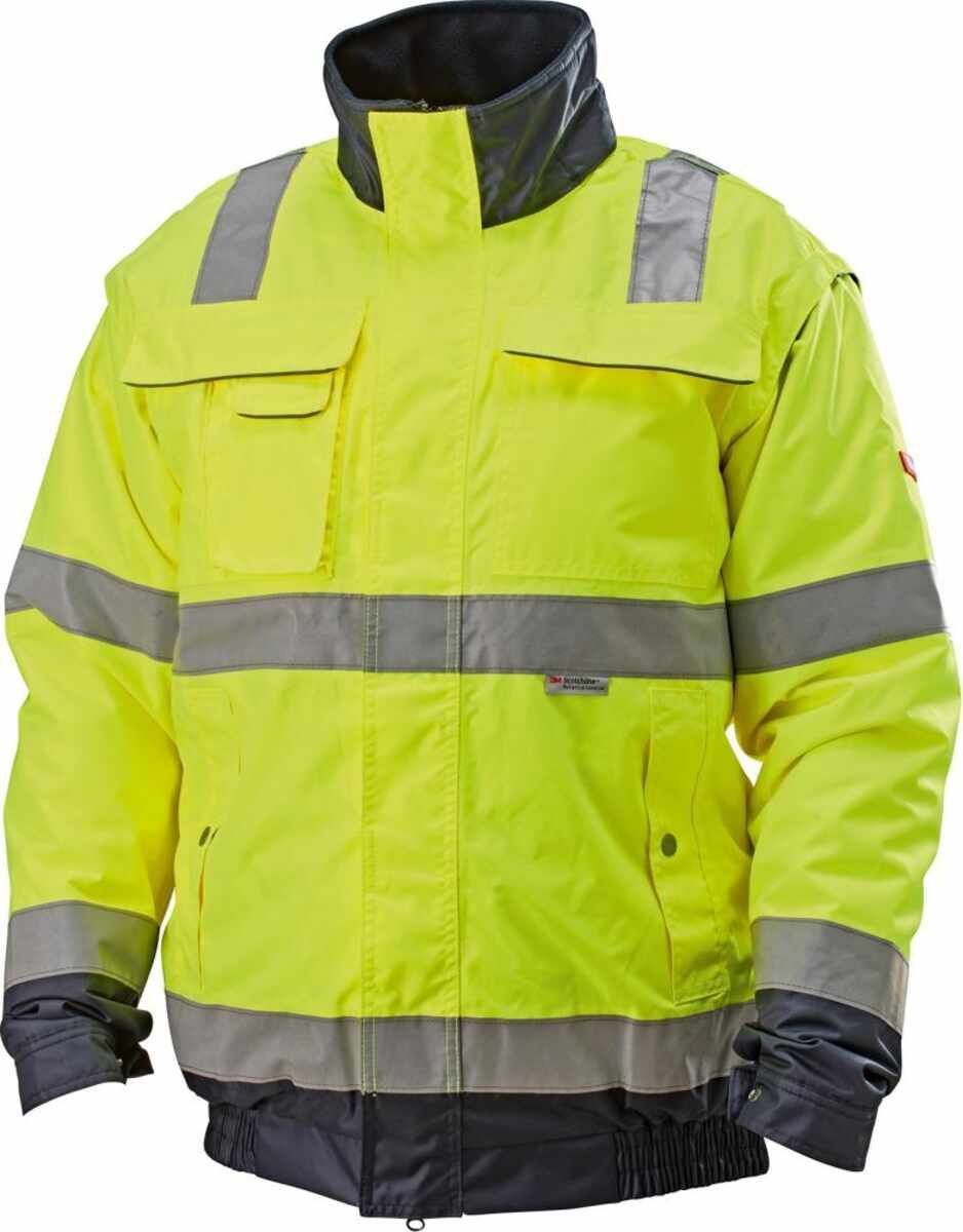 Warnjacke Arthur 2.0 gelb-marine, Gr.4XL FORTIS