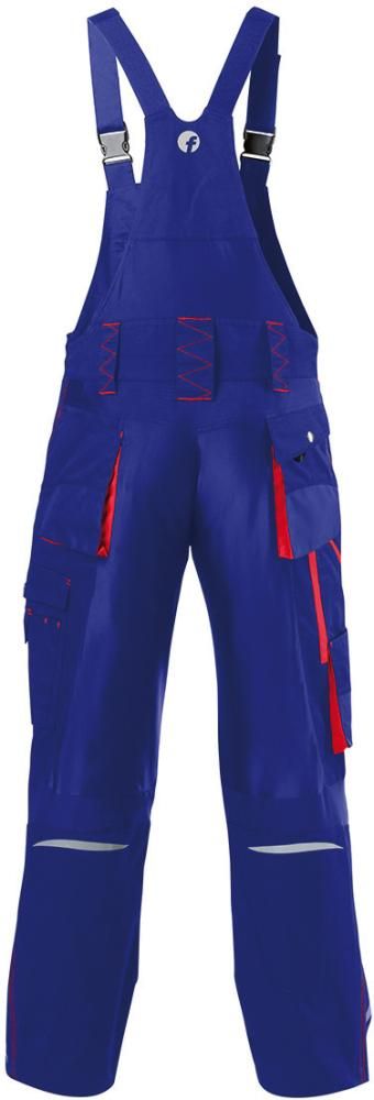 FORTIS H-Latzhose 24, blau/rot,Gr.54