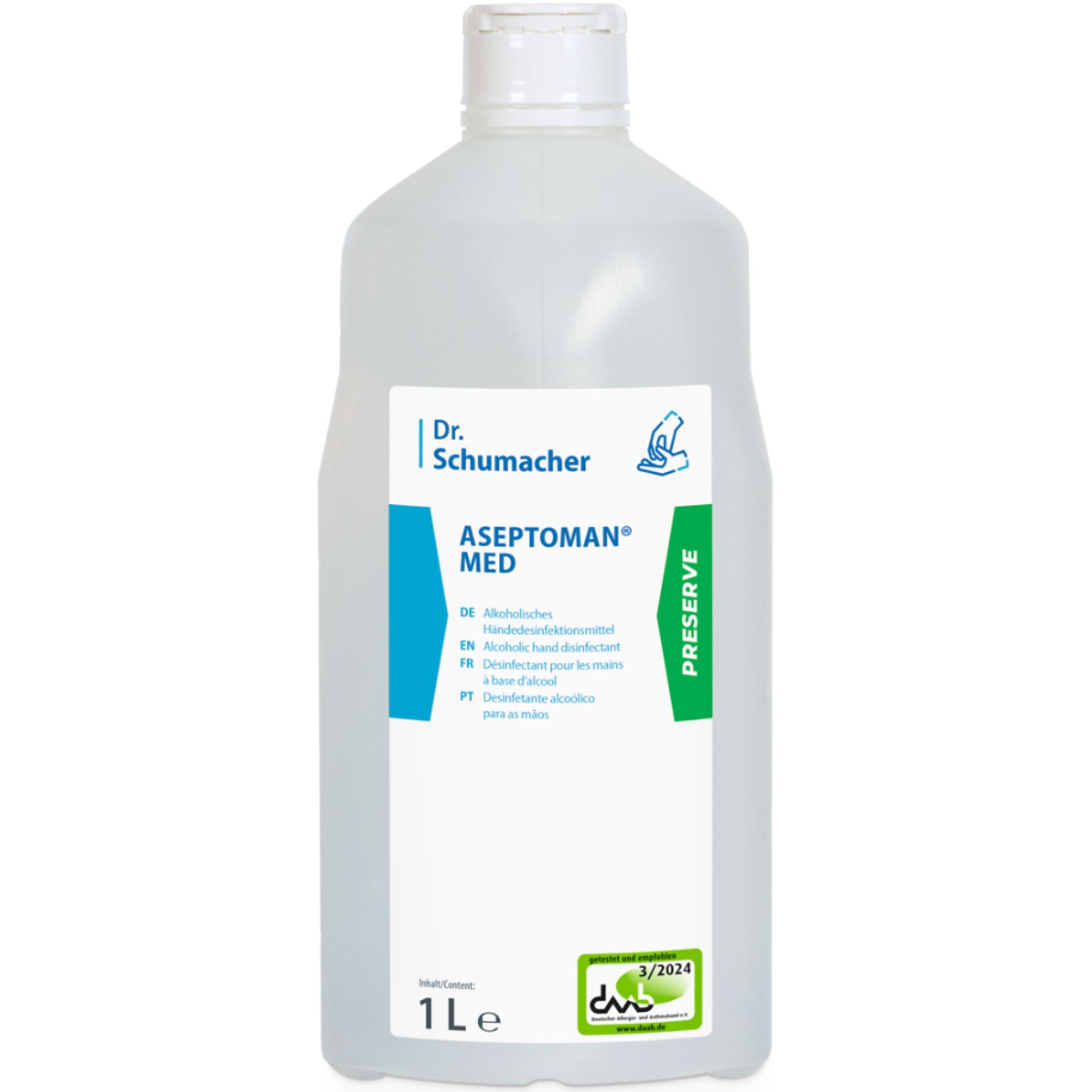 Aseptoman Med 1 Liter Spenderflasche