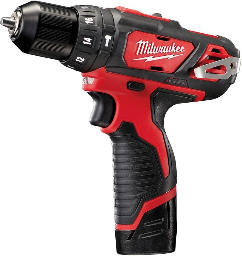 Akku-Schlagbohrschrauber M12BPD-202C Milwaukee 2x12,0 V 2,0 Ah Ladegerät C12 C Koffer