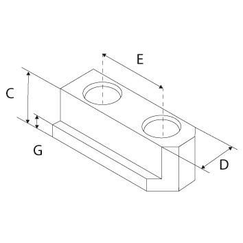 T-Nutenstein für BT/B/BB 210 KITAGAWA