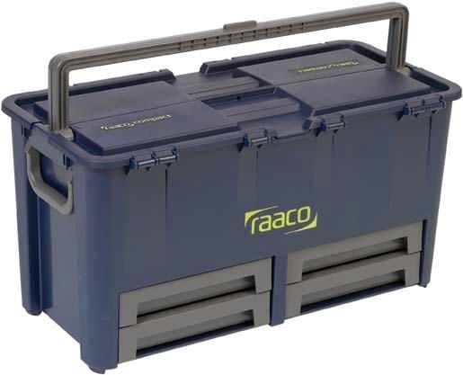 Werkzeugkoffer Raaco Compact 62 blau B621xT311xH322 mm