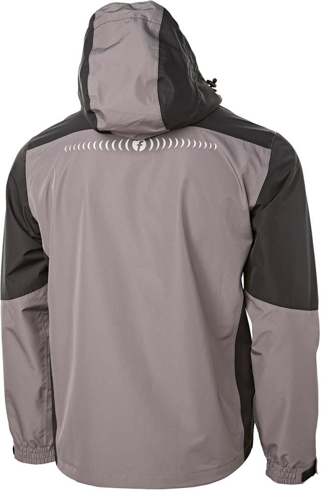 Regenjacke Plus grau/schwarz Gr. 2XL Fortis Elements