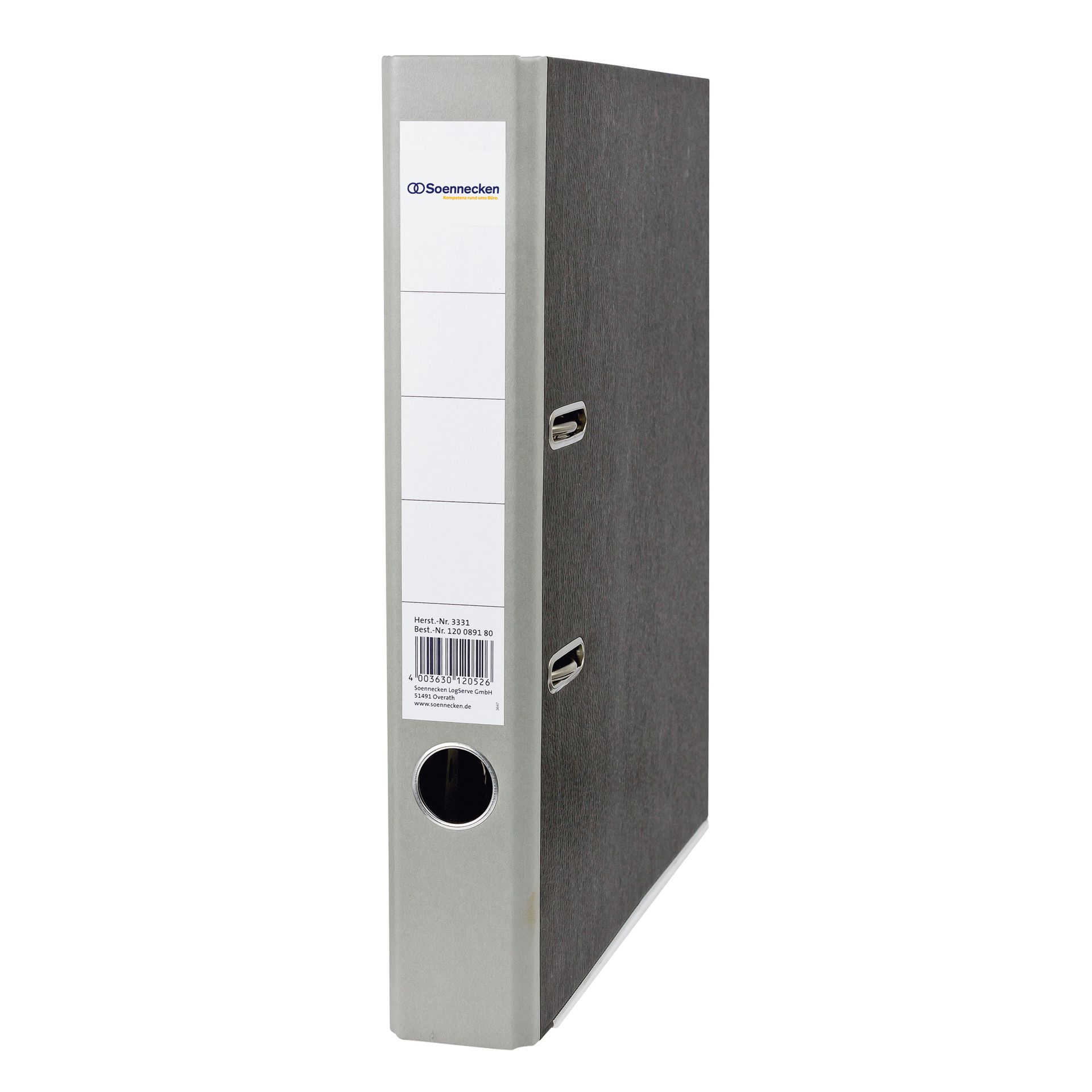 Ordner DIN A4 50mm Pappe grau