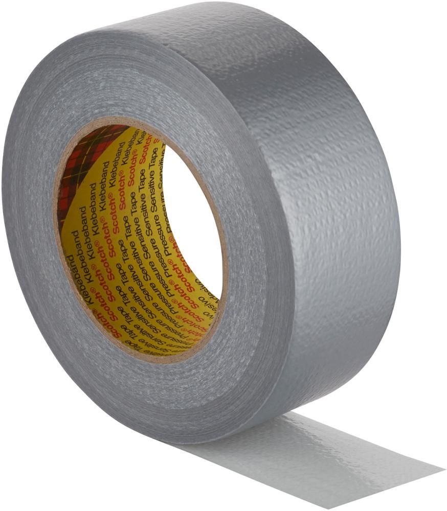 Formflexibles Universal Gewebeklebeband 2904 Silber, 48 mm x 50 m 3M"