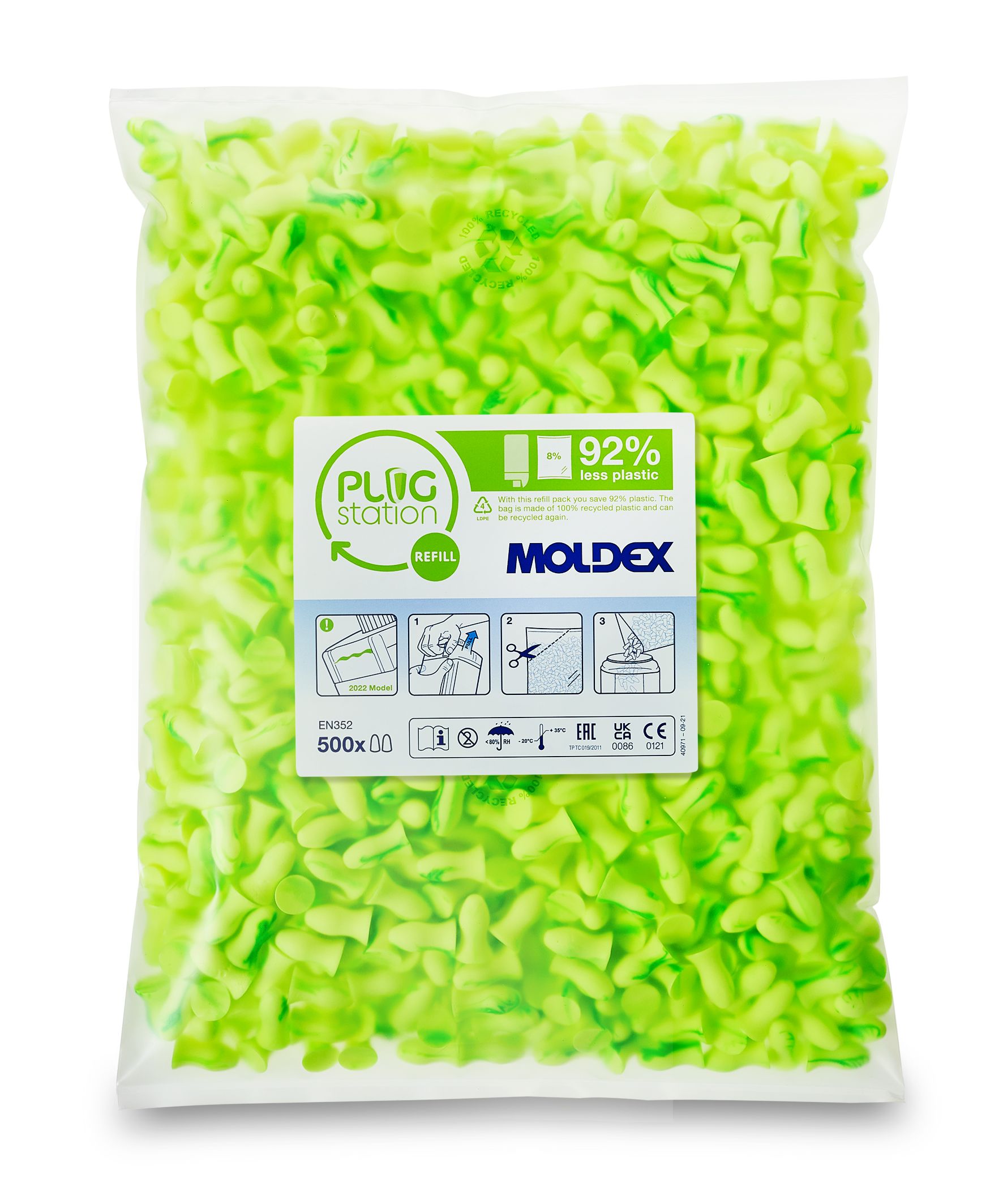 Gehörschutzstöpsel -Contours PS 500 Paar - Nachfüllpackung