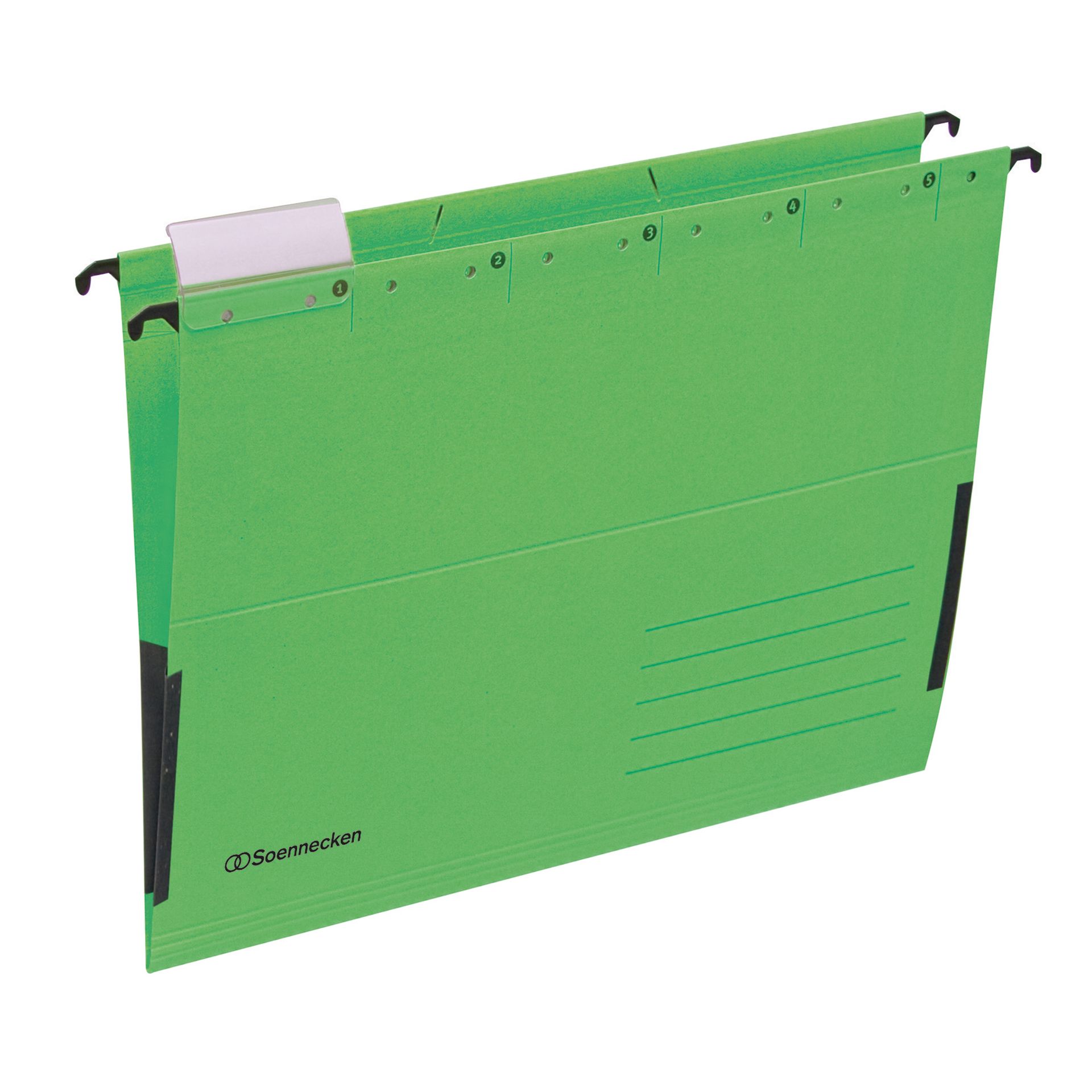 Hängetasche DIN A4 220g RC Karton gn 25 St./Pack.