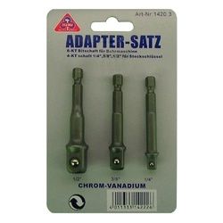 Steckschlüsseladaptersatz, 1/4"-Bit