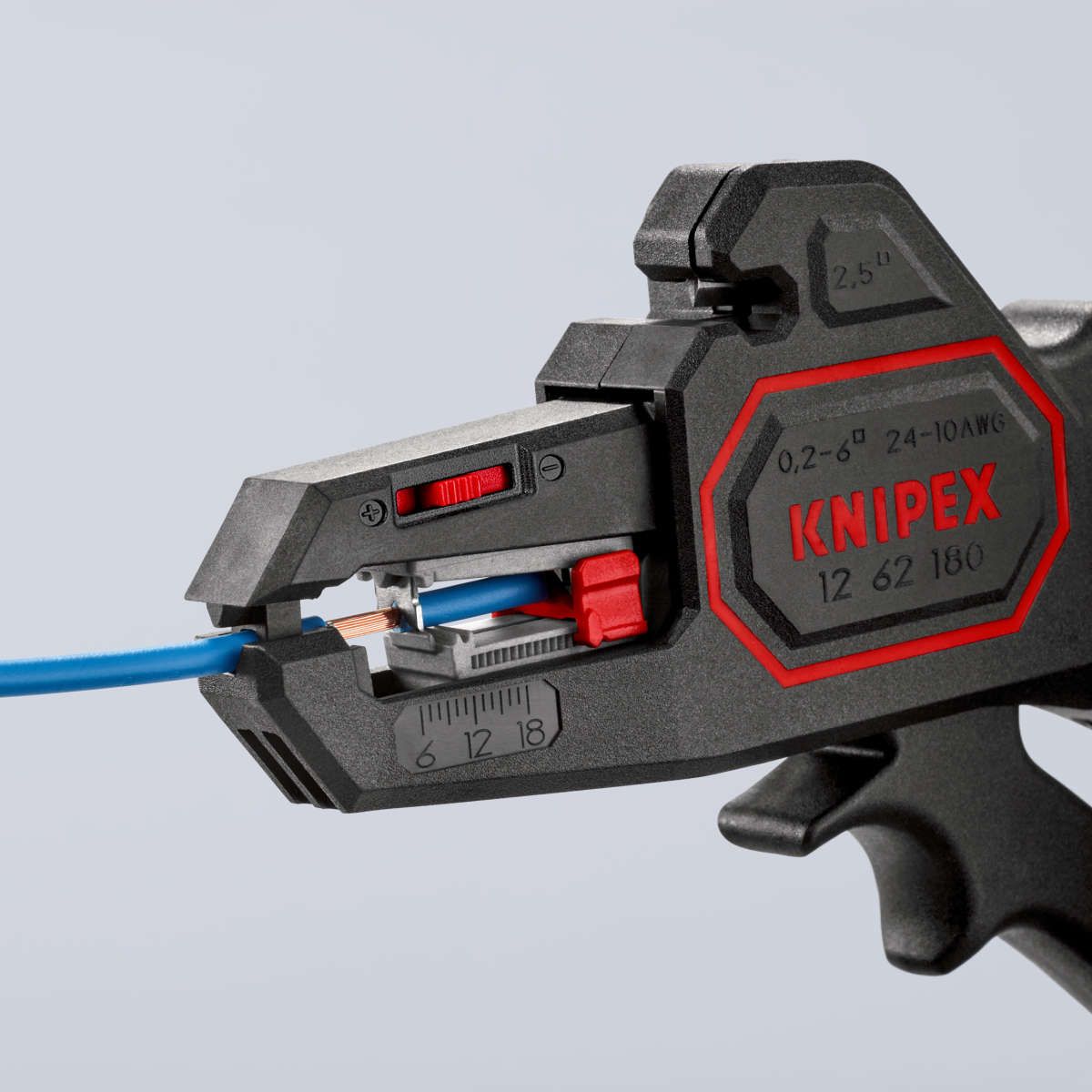 KNIPEX 12 62 180 Automatische Abisolierzange  180 mm