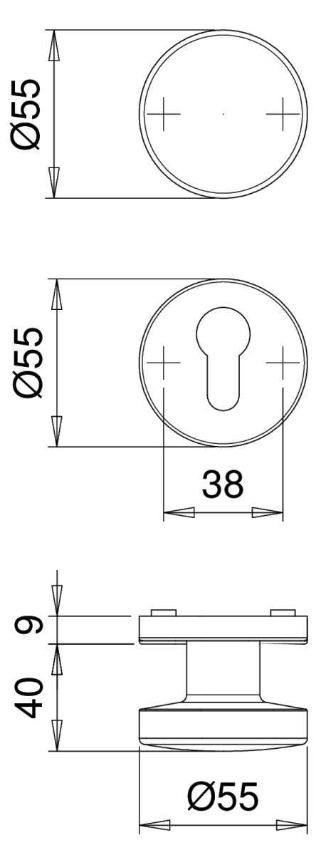 Nylon-FS-Wechsel-Garnitur, DIN 18273