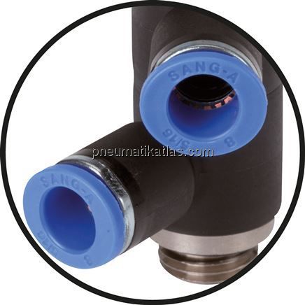 Steck-Mehrfachverteiler, 2-fach R 1/8"-4mm, IQS-Standard