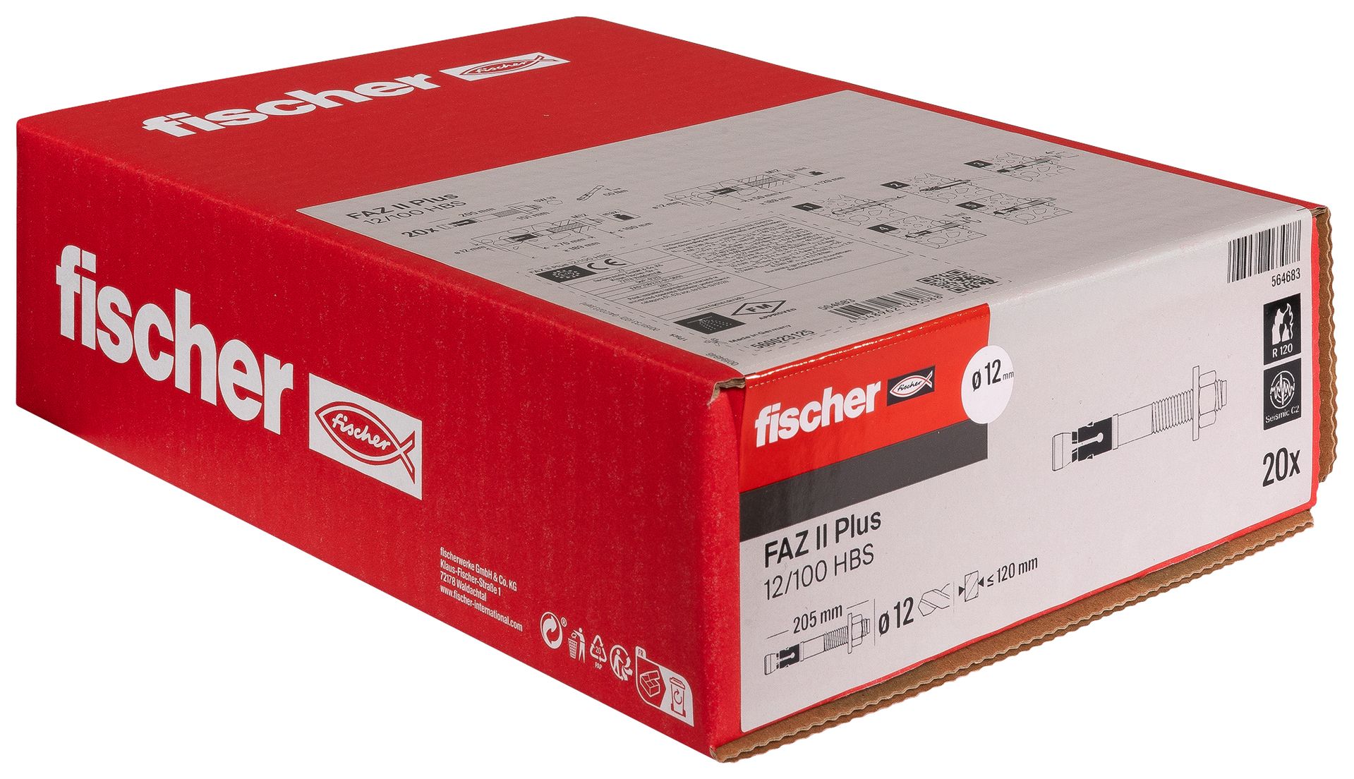 Bolzenanker FAZ II Plus 12/100 HBS