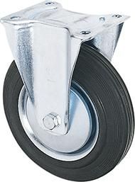 Rollensatz D 200 mm Vollgummi Lenk-und Bockrollen