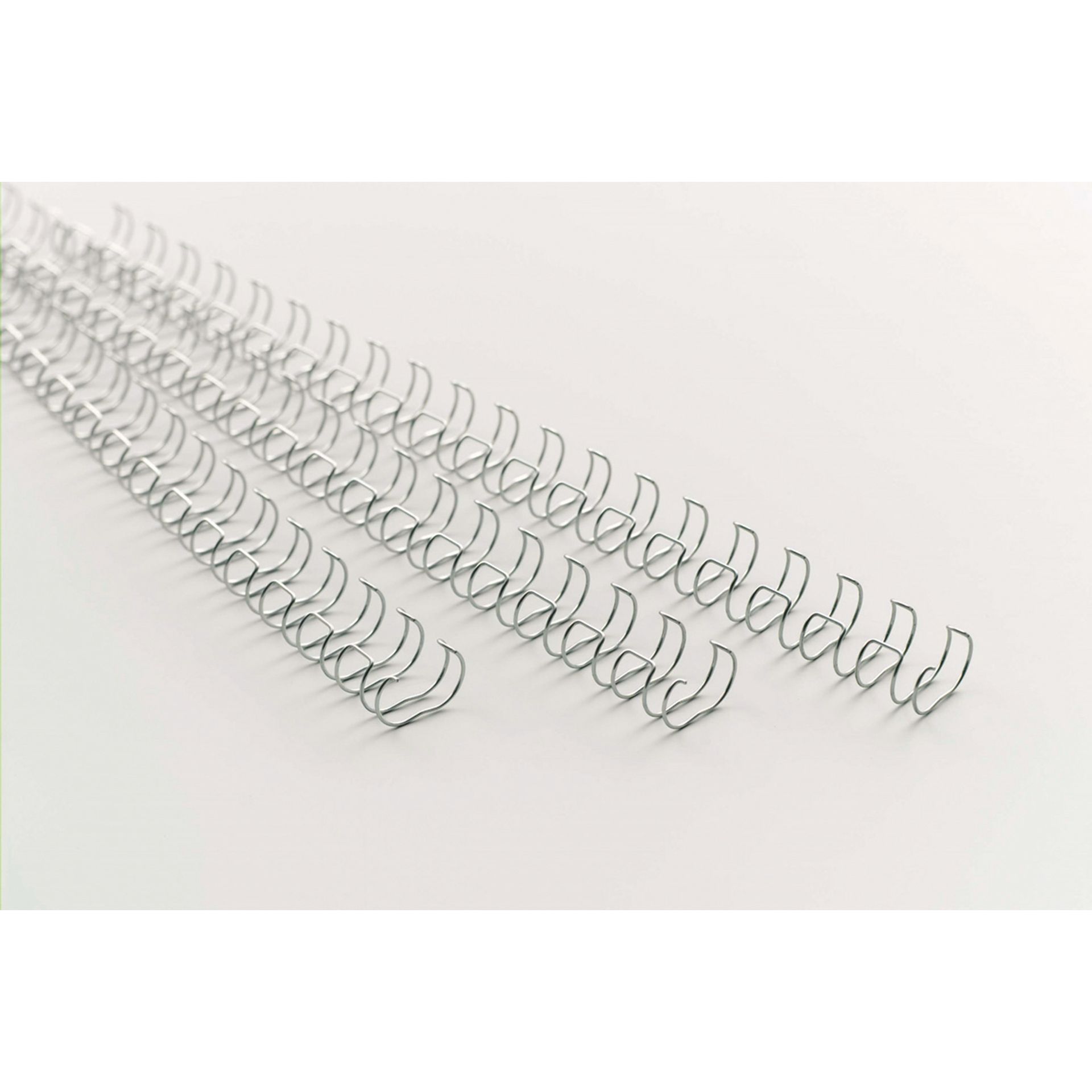 Drahtbinderücken DIN A4 10mm silber 100 St./Pack.