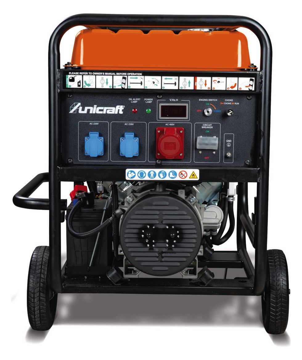UNICRAFT Stromerzeuger, 230V + 400V