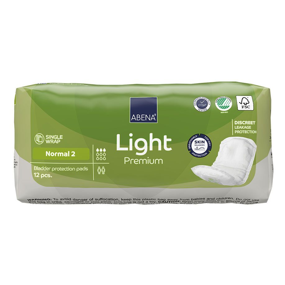 Abena Light Normal 2 PremiumInkontinenzeinlagen (12 Stck.)UK = 12 Btl.