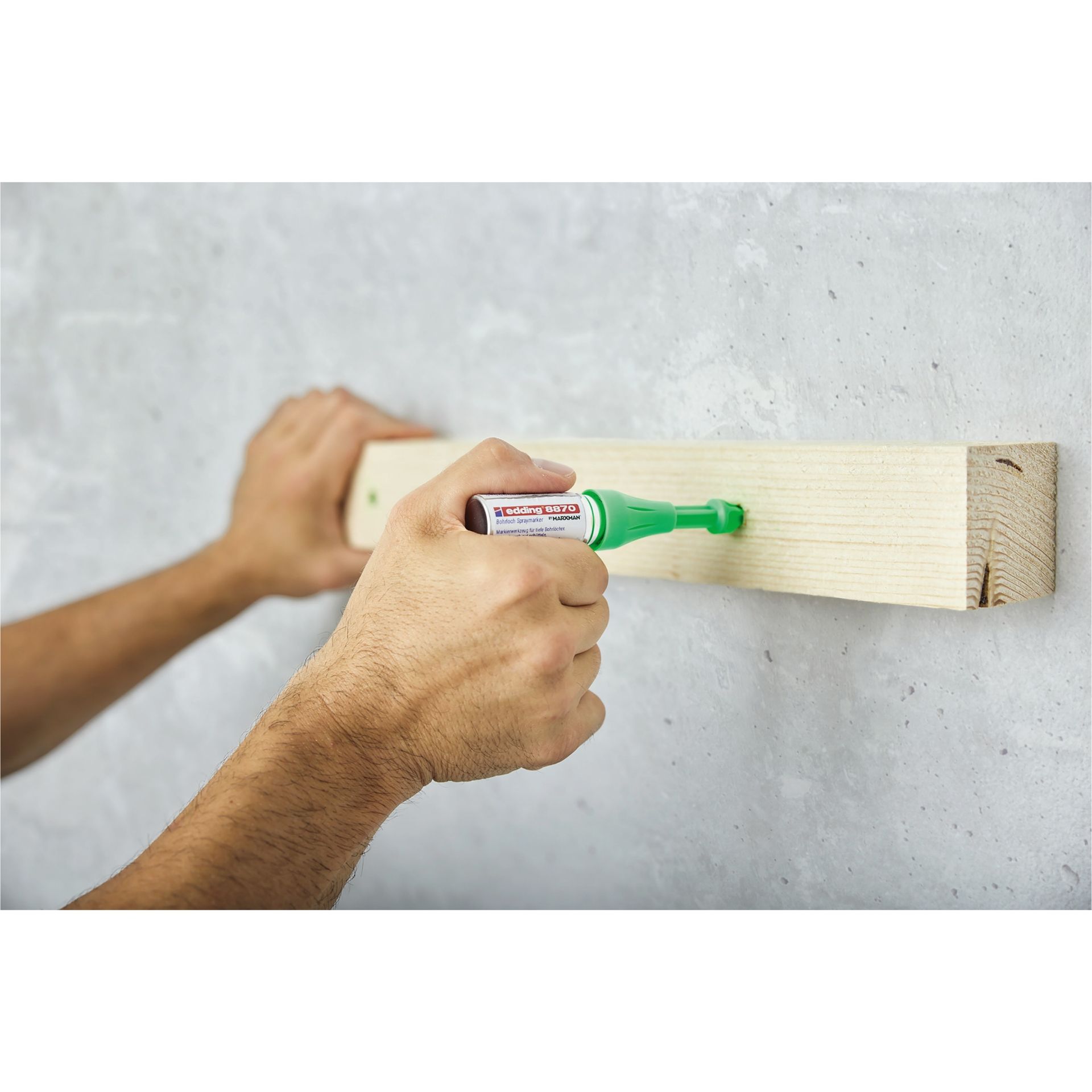 Bohrloch Spraymarker 8870 neongrün 1er Blister
