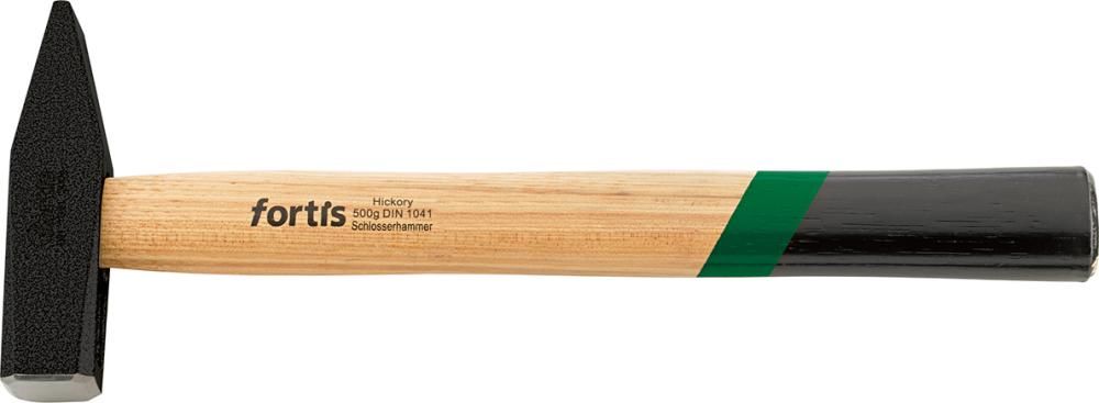 Schlosserhammer DIN1041 mit Hickorystiel 100g FORTIS