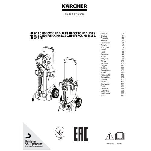 Kärcher Hochdruckreiniger HD 5/17 CX Plus