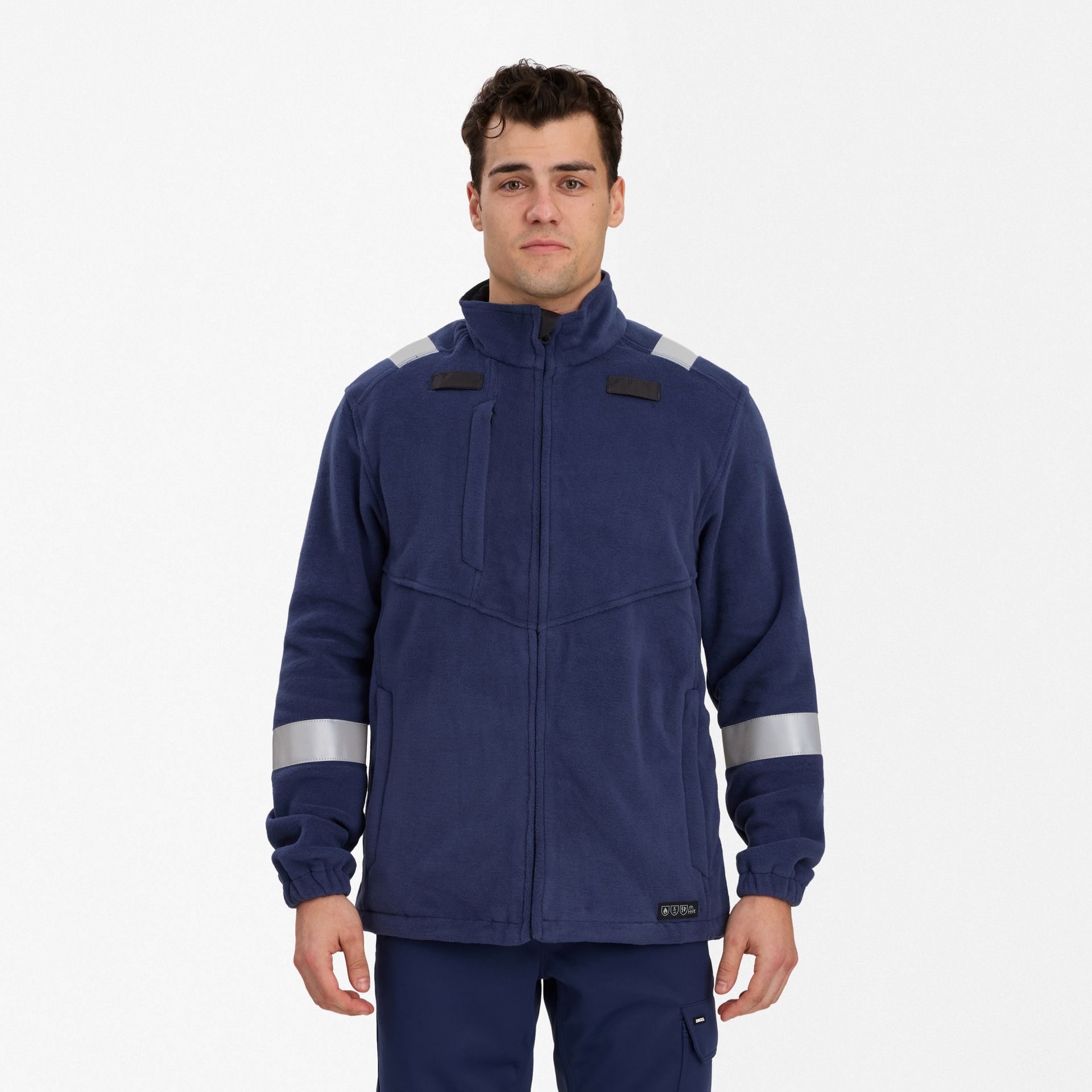 Safety+ Fleecejacke Blue Ink, Gr. XL